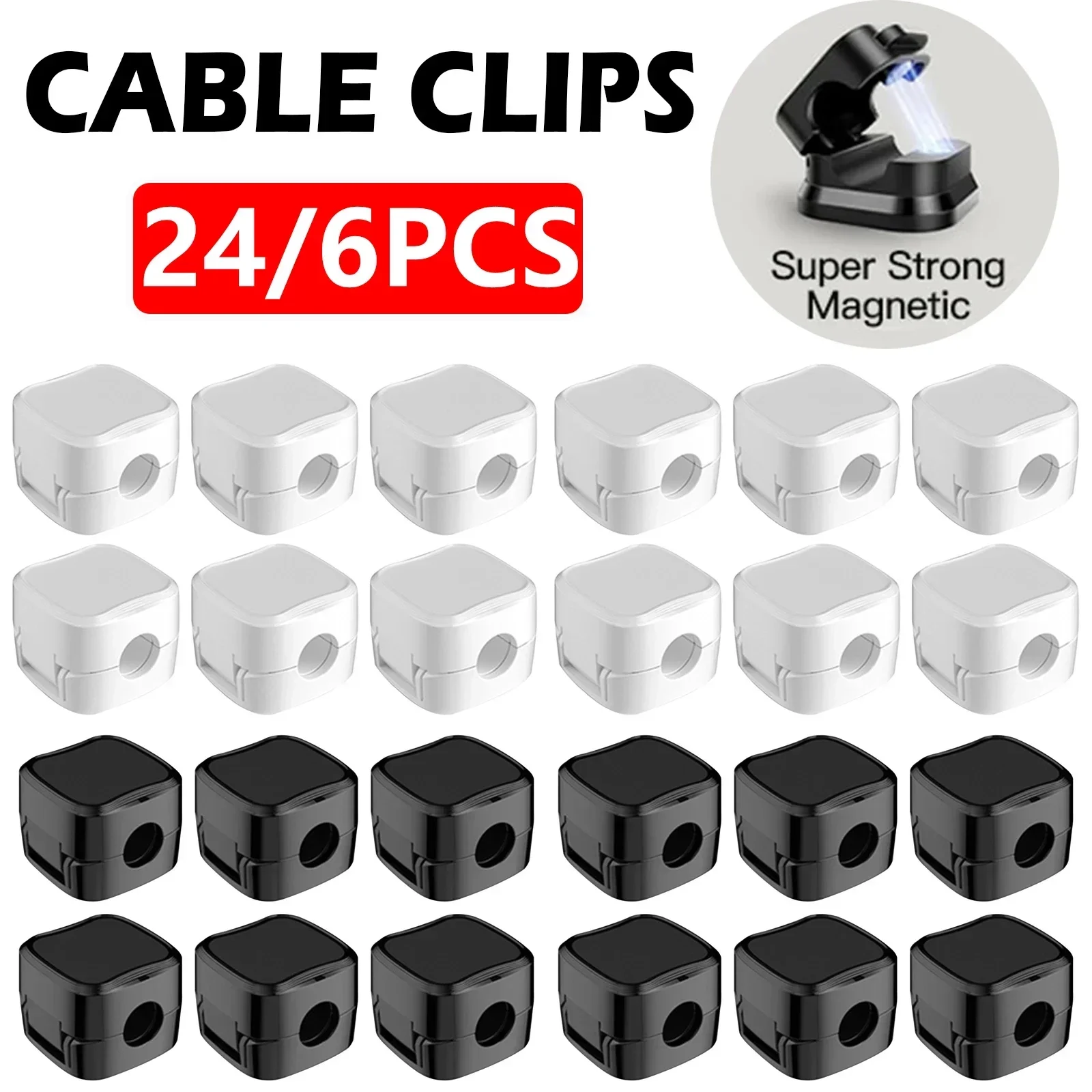 6/12/24PCS Magnetic Cable Orga - đánh giá và giá Magnetic Charging Cable