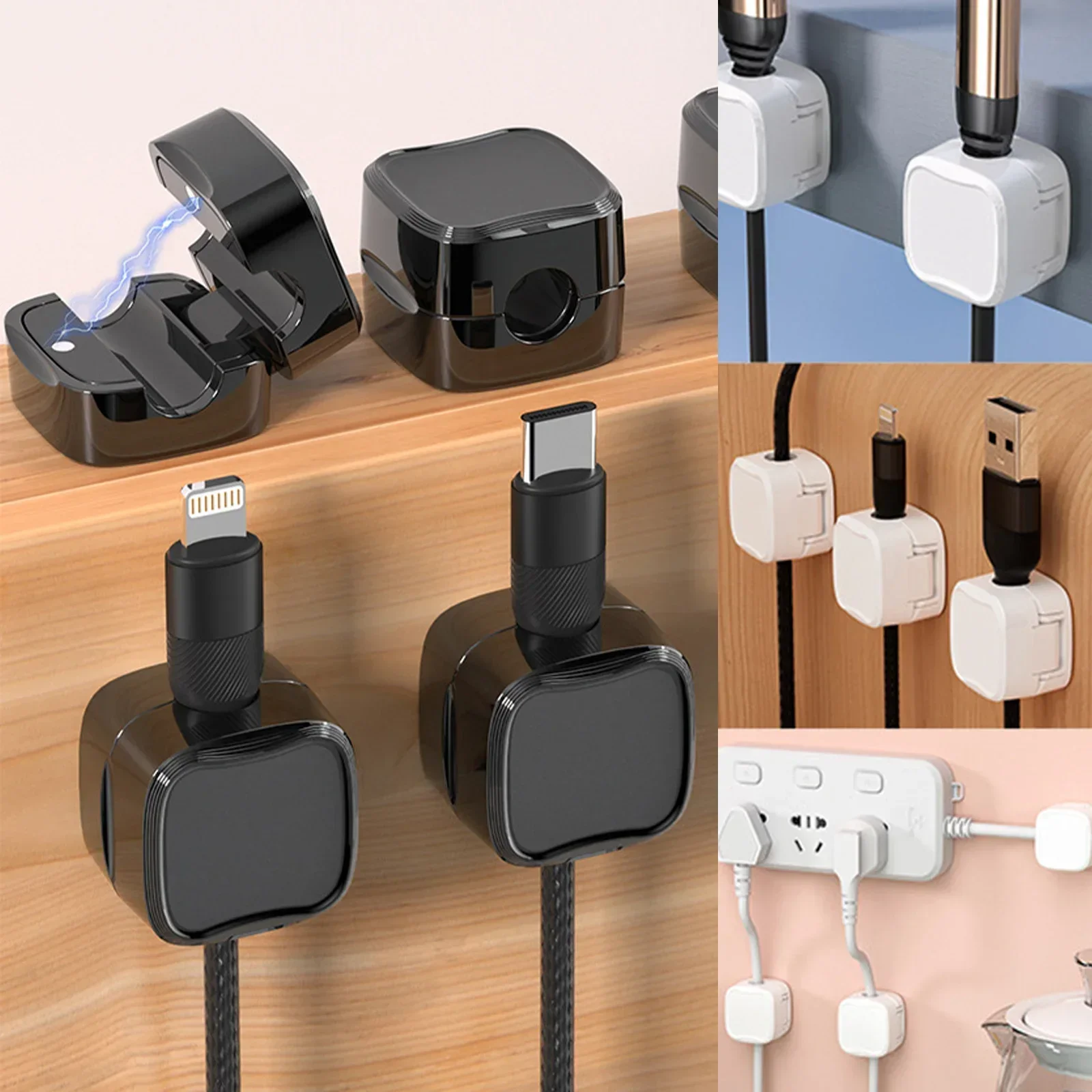 6/12/24PCS Magnetic Cable Orga - đánh giá và giá Magnetic Charging Cable