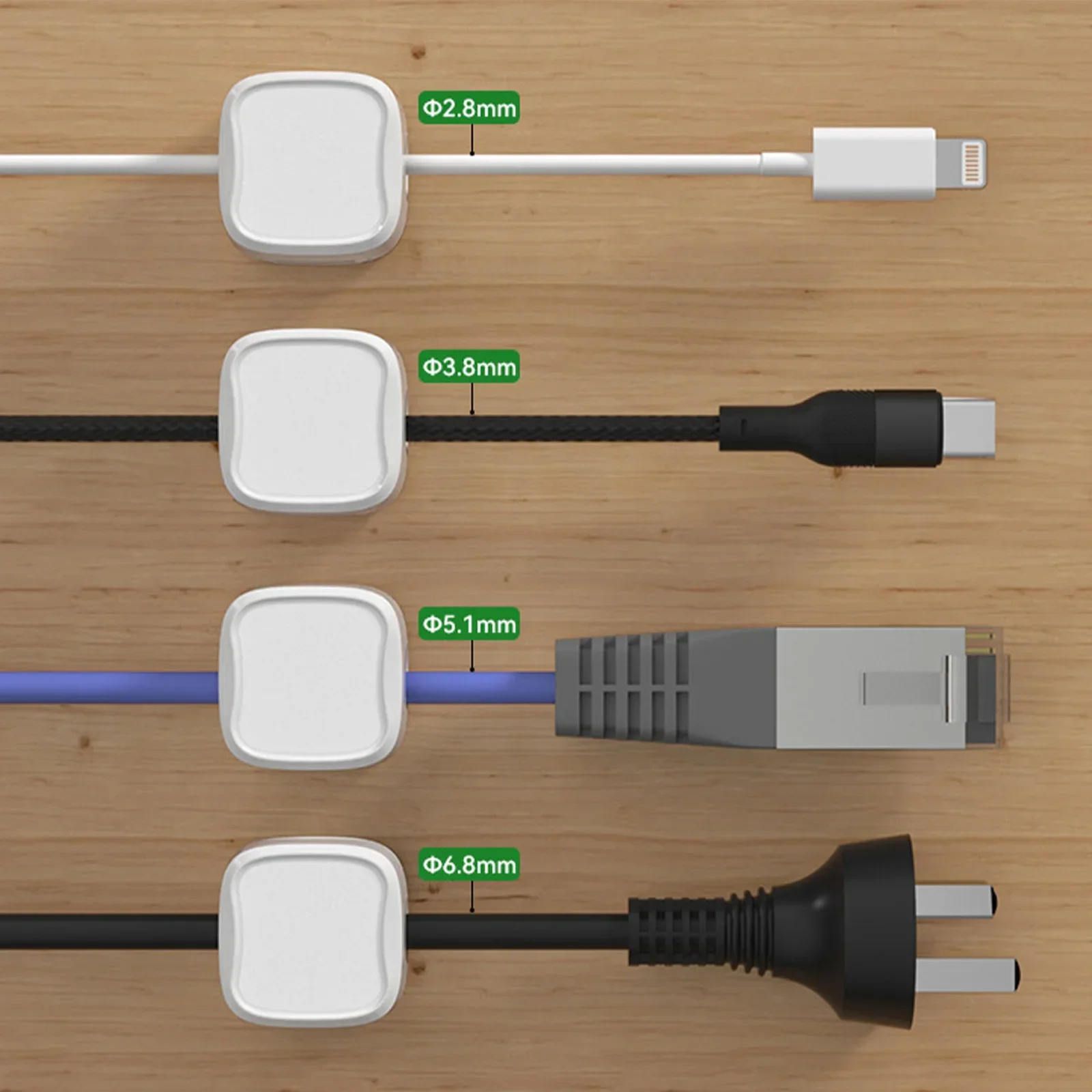 6/12/24PCS Magnetic Cable Orga - đánh giá và giá Magnetic Charging Cable