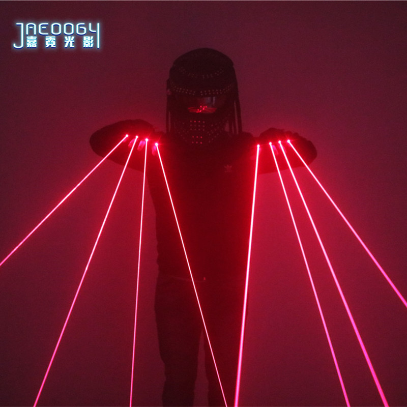 Red Laser Gloves for Nightclub - đánh giá và giá Led Gloves Music