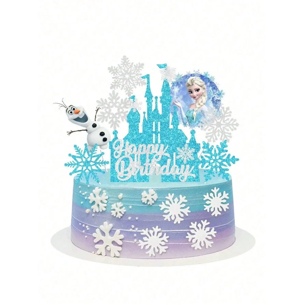 2026 8PCS F-r-o-z-e-n Cake Top - đánh giá và giá Elsa Gadget