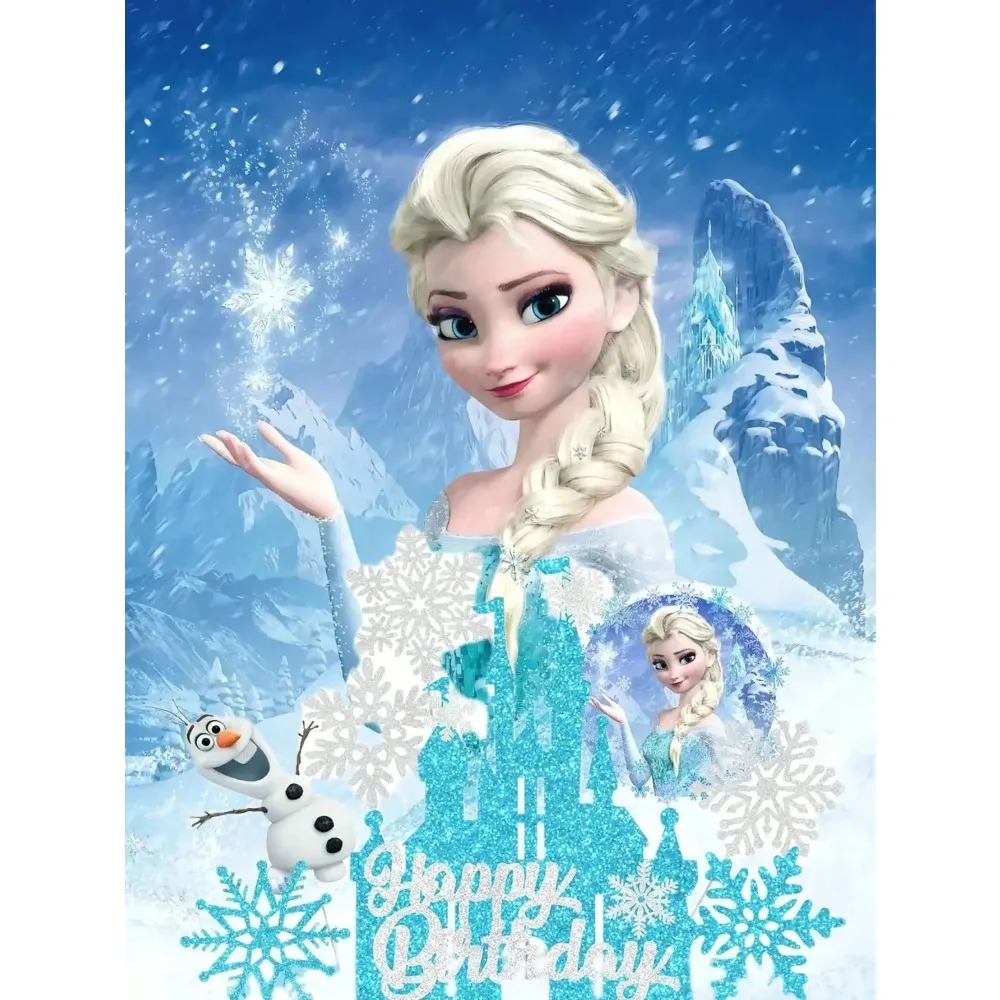 2026 8PCS F-r-o-z-e-n Cake Top - đánh giá và giá Elsa Gadget