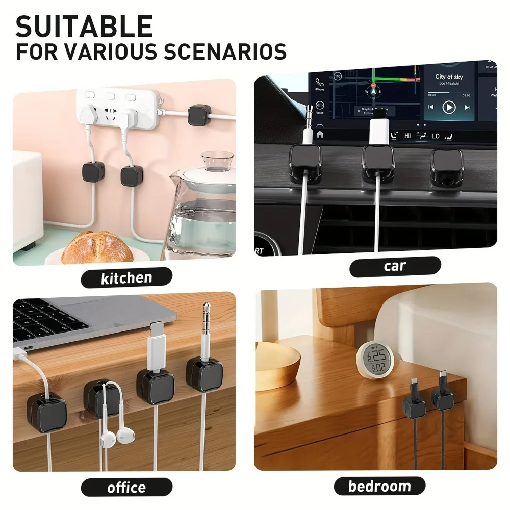 Magnetic Cable Clip Organizer  - đánh giá và giá Magnetic Charging Cable