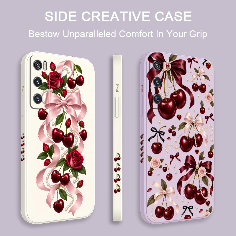 Pink Bow Tie Red Cherry Case F - đánh giá và giá Vivo V40