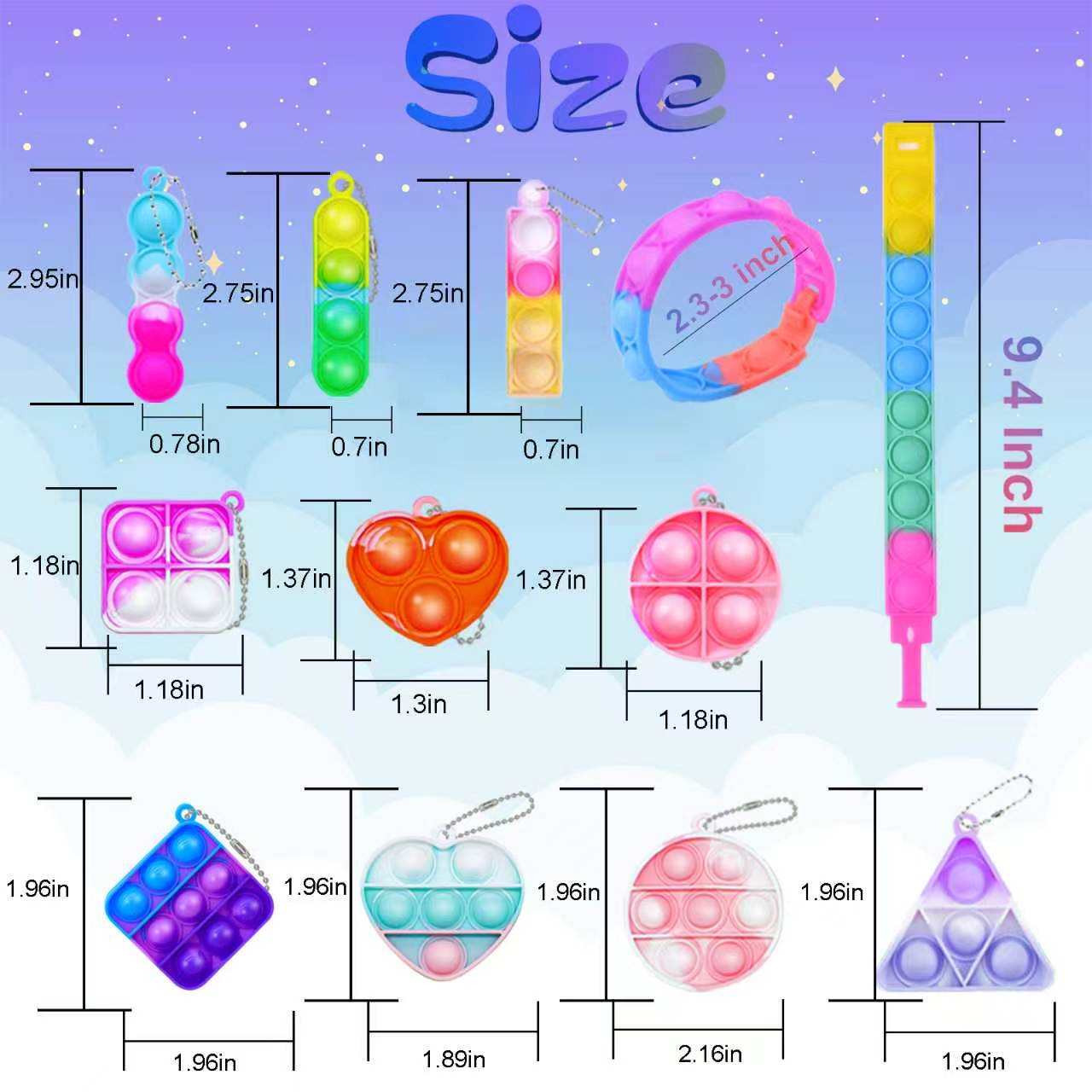 Mini Pop Keychain Fidget Toys  - đánh giá và giá Electronics Latest Gadgets