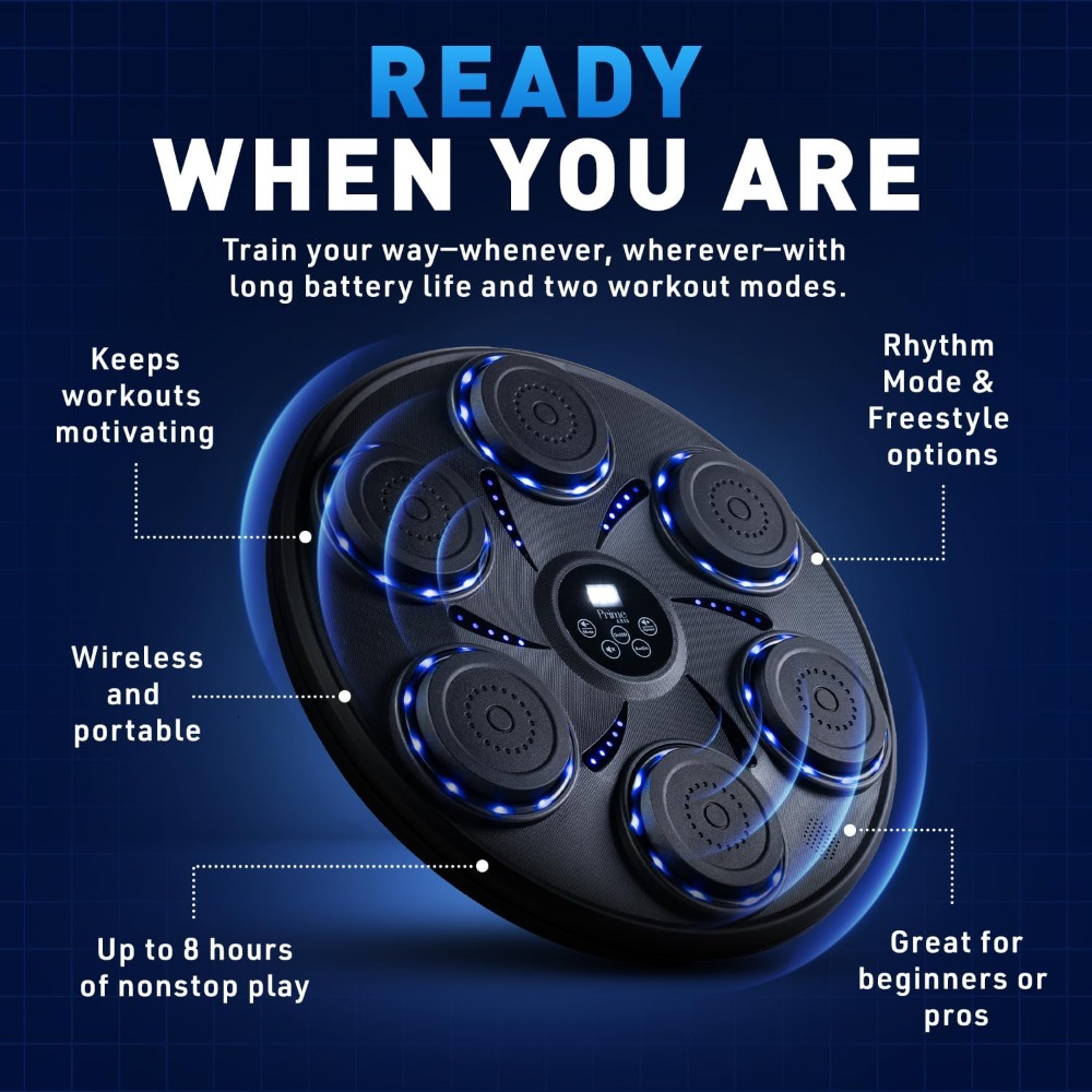 Smart Music Boxing Machine wit - đánh giá và giá Led Gloves Music