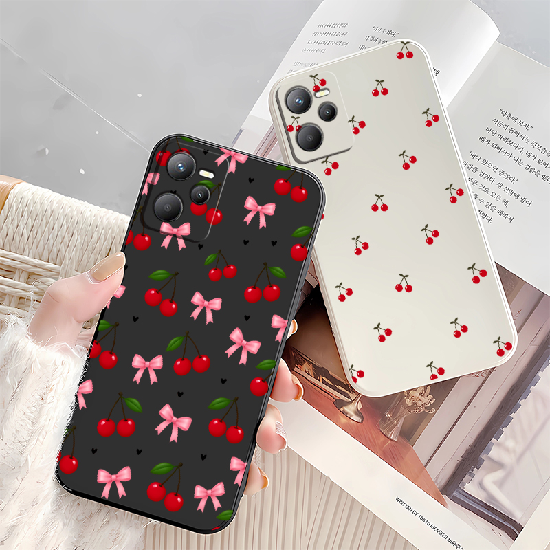 Cherry Print Case For OPPO Rea - đánh giá và giá Realme C67